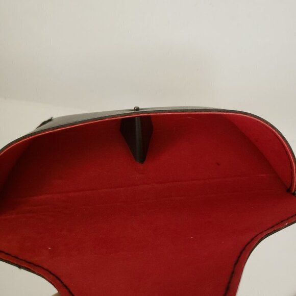 Ray Ban Black Black Sunglass Glasses Case Made in Italy - Picture 11 of 13